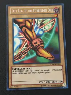 Left Leg of the Forbidden One LCYW-EN303 Legendary Collection 3: Yugi's World... - Image 1