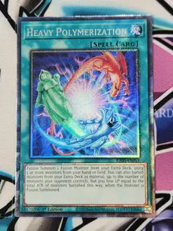 YUGIOH RA05-EN071 Heavy Polymerization Collector's Rare 1ST EDITION - Image 1