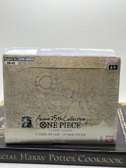 One Piece EB-02 Anime 25th Collection BOOSTER BOX - Factory Sealed (dented) - Image 1