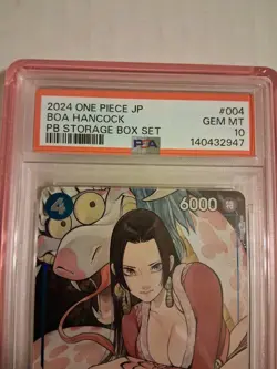 2024 One Piece JP Boa Hancock PSA 10 ST17-004 PB Storage Box Graded Guard Jewel - Image 3