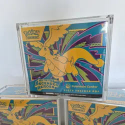 Ascended Heroes tcg Pokemon Center Etb x3 with acrylic cases new sealed - Image 2