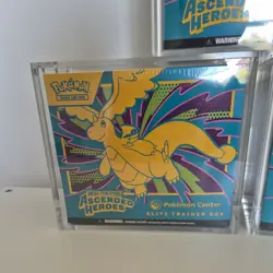 Ascended Heroes tcg Pokemon Center Etb x3 with acrylic cases new sealed - Image 3