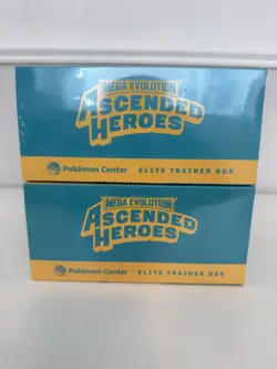 Pokemon TCG Ascended Heroes Pokemon Center ETB Brand New and Sealed x 2 - Image 3