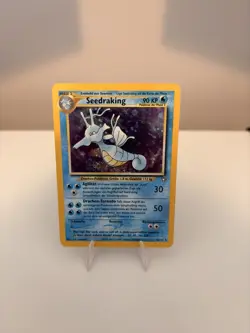 Pokemon TCG Neo Genesis Seedraking/Kingdra Holo Card 8/111 German Edition - Image 1