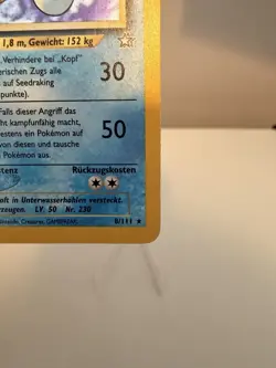 Pokemon TCG Neo Genesis Seedraking/Kingdra Holo Card 8/111 German Edition - Image 4