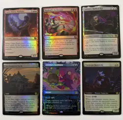 MTG TMNT 65 Card Lot-5 MYTHIC, 10 RARE, 20U, 30C) Donnie’s Bo Plague Vermin P20 - Image 5