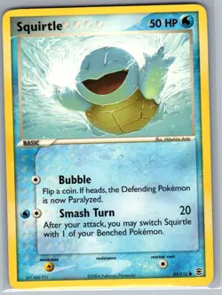 Squirtle 83/112 Non Holo FireRed & LeafGreen - Pokemon Card - NM - Image 1