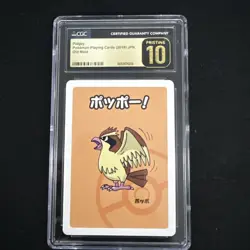 Pidgey Old Maid CGC Pristine 10 Pokemon Playing Cards 2019 Graded Pokemon Slab - Image 1