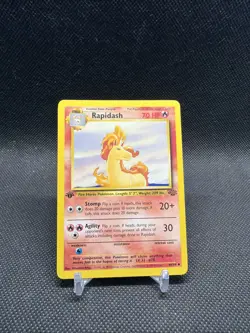 Rapidash 44/64 Jungle 1st Edition Non Holo Foil Pokemon 1999 Vintage Card - Image 2