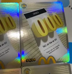 Mcdonalds Cards Order 000 Legendary Card 04/24 Unredeemed X8 - Image 4