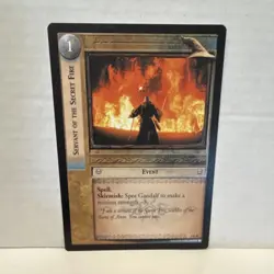 Decipher Servant of the Secret Fire Event Lord of the Rings Gandalf Card 1R83 - Image 1