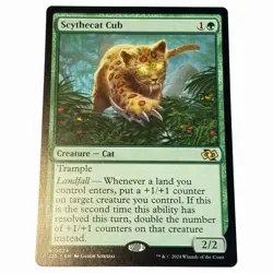 Scythecat Cub Normal R Foundations Jumpstart 24 MtG Magic Card Single - Image 1