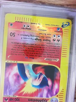 Typhlosion 65/165 EXPEDITION Reverse Holo Graded Pokemon Card - PSA 7 - Image 3
