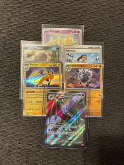 Pokemon TCG Noivern EX Full Art Ultra Rare Card 220/091 Paldean Fates Plus More - Image 3