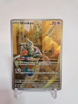 Pokemon Card TCG - Mimikyu SVP075 - Paldean Fates - Black Star Promo - Image 1