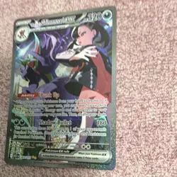 Pokemon Marnie's Grimmsnarl EX Full Art Holo Rare 320 HP 287/217 Card - Image 1