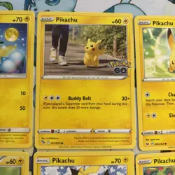 Pikachu 8 Card Lot - Non-holo - Image 3