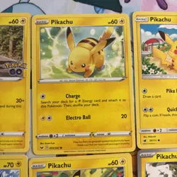 Pikachu 8 Card Lot - Non-holo - Image 4