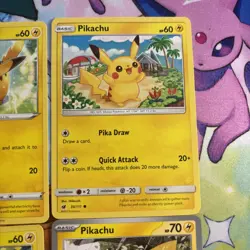 Pikachu 8 Card Lot - Non-holo - Image 5