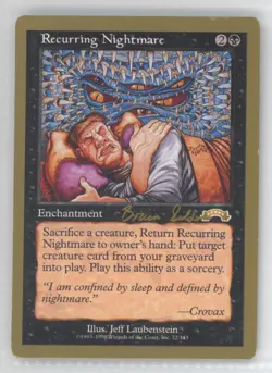 MTG Recurring Nightmare R World Championship Decks 1998 #bs72 - Image 1