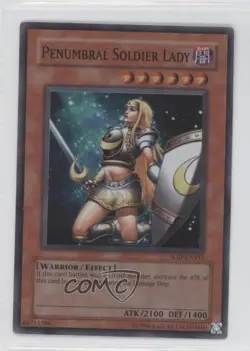 SR - Penumbral Soldier Lady Unlimited YuGiOh Soul of the Duelist #SOD-EN033 2004 - Image 1