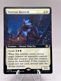 Turncoat Kunoichi 0260 Extended Art Teenage Mutant Ninja Turtles TMT MTG NM - Image 1