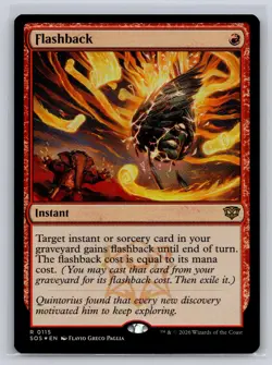 Flashback 115 Rare Secrets of Strixhaven Magic: The Gathering Foil Near Mint - Image 1