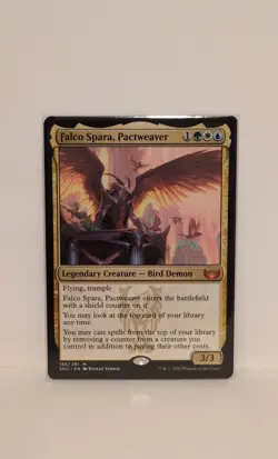 MTG - Falco Spara, Pactweaver - Streets of New Capenna - Regular Mythic Unplayed - Image 1