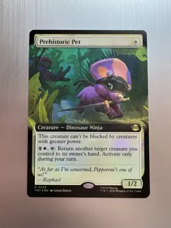 Prehistoric Pet - 259 - MTG: Teenage Mutant Ninja Turtles - Extended Art - Foil - Image 1