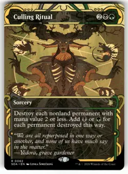 Culling Ritual (Showcase) 62 NM MTG Secrets of Strixhaven Mystical Archive Magic - Image 1