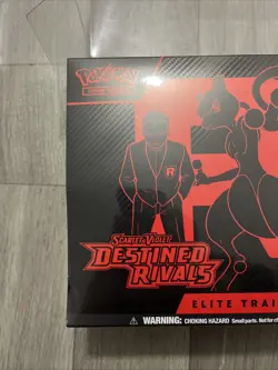 Pokemon TCG Destined Rivals Elite Trainer Box ETB Sealed with Acrylic Case - Image 3