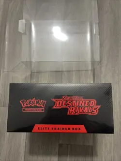 Pokemon TCG Destined Rivals Elite Trainer Box ETB Sealed with Acrylic Case - Image 4