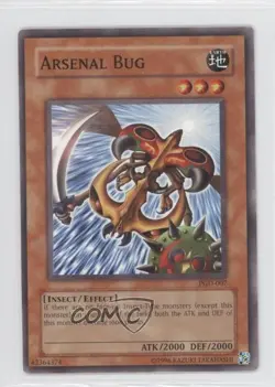 Arsenal Bug YuGiOh Pharaonic Guardian #PGD-007 2003 - Image 1