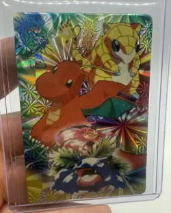 Pokemon Pocket Monsters Anime Collection Trading Card #35 Bandai 1998 Hologram - Image 1