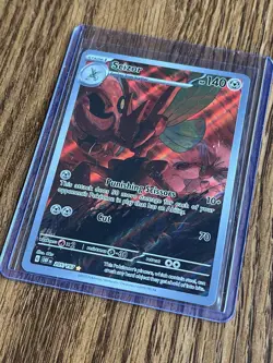 Scizor 205/197 Sv03: Obsidian Flames Holo, Illustration Rare (Fresh out of pack) - Image 1