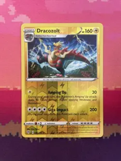 Pokemon Card Dracozolt Darkness Ablaze Reverse Holo Rare 065/189 Near Mint - Image 1