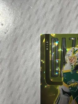 2025-26 UD Series 1 Rare Gold Dazzler Flip Gustavsson Minnesota Wild DZ-48 Gold - Image 5