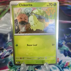 Chikorita - MEP069 - Black Star Promo Cosmo Holo - English - Pokemon TCG Mega - Image 1