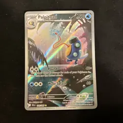 Pokemon TCG Palpitoad 104/086 Illustration Rare – S&V Black Bolt Set – NM / M - Image 1