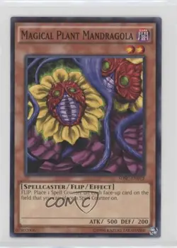 Magical Plant Mandragola YuGiOh Spellcasters' Command Structure Deck #SDSC-EN012 - Image 1