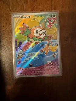 Pokemon TCG First Partner Series 1 Pack Rowlet Litten Popplio Holo - Image 2
