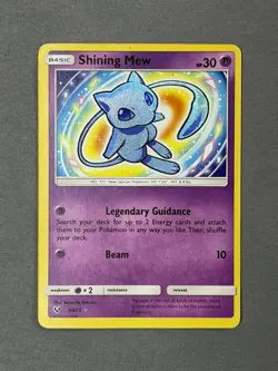 Pokemon Shining Mew Shining Legends Shiny Holo Rare 40/73 TCG Card English 2017 - Image 1