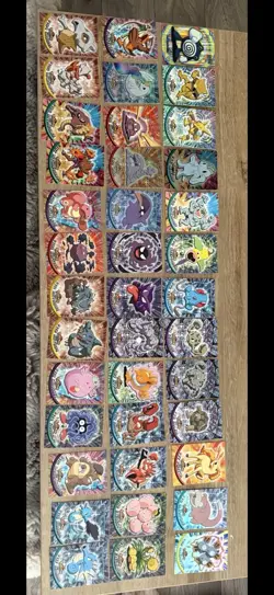 Vintage 68 Pokemon Cards Tazos / Flipz Job Lot Cards Gen 1 Holo Charizard - Image 2