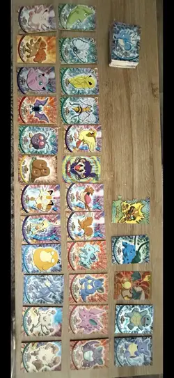 Vintage 68 Pokemon Cards Tazos / Flipz Job Lot Cards Gen 1 Holo Charizard - Image 3
