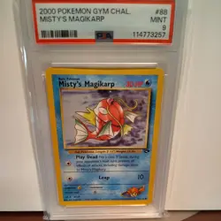 2000 POKEMON GYM CHALLENGE #88 MISTY'S MAGIKARP PSA 9 - Image 1