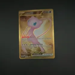 Pokemon Mew ex Full Art Foil EX Rare Basic Sv: Scarlet & Violet 151 205/165 - Image 1