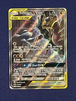 Pokemon Garchomp and Giratina GX TAG TEAM SM193 Black Star Promo NM - Image 1