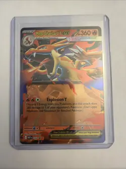 Mega Charizard Y ex Pokemon MEP 030 Black Star Promo NM - Image 1