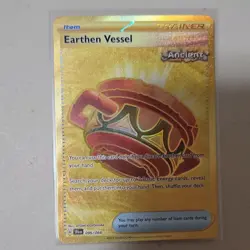 Pokemon TCG Earthen Vessel 096/064 Shrouded Fable Hyper Rare Holo Trainer 2024 - Image 5