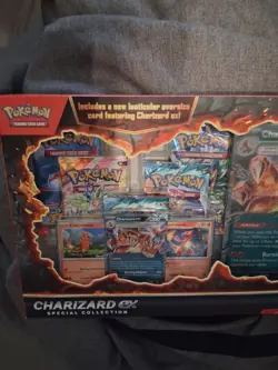 Pokemon Charizard ex Special Collection Box - 3 Promo Oversize 5 Boosters - Image 1